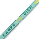 Schmuckband mit Tekst "Carpe diem" Turquoise-green